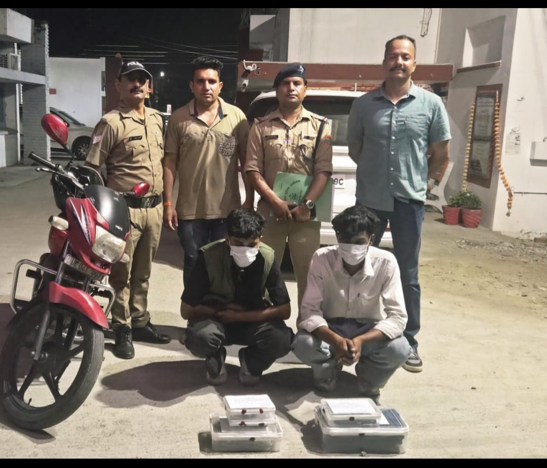 आपरेशन प्रहार के तहत 10 लाख रुपए की चरस सहित दो गिरफ्तार