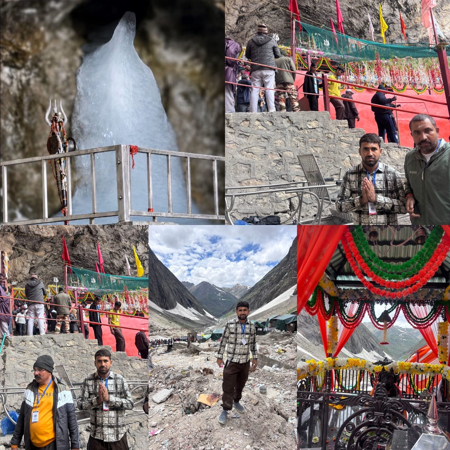 सुप्रसिद्ध समाजसेवी धीरज यादव ने 10वीं बार किए बाबा बर्फानी के दर्शन